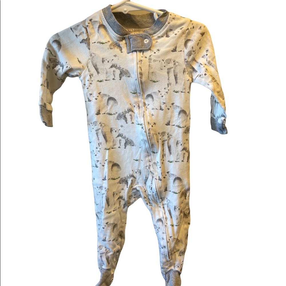 Burt’s Bees footie pajamas